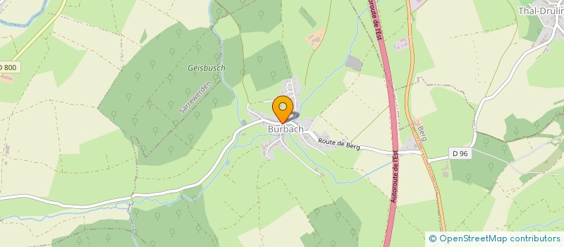 localisation de l'entreprise SCI 3 RUE DU CHALET  BURBACH