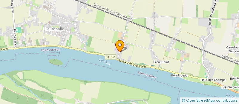 localisation de l'entreprise SCI 3 RUE DU COUREAU  LOIRE-AUTHION