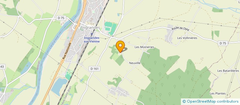 localisation de l'entreprise SCI 3 RUE DU POLE NORD  INGRANDES