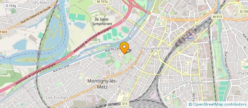 localisation de l'entreprise SCI 3 RUE FABERT à MONTIGNY-LES-METZ