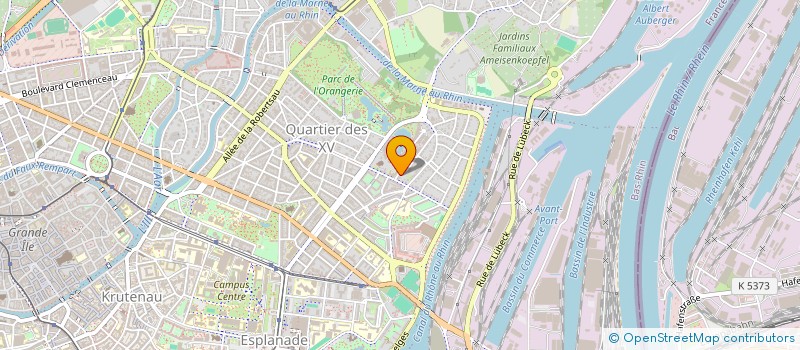 localisation de l'entreprise SCI 3 RUE GUSTAVE BRION  STRASBOURG