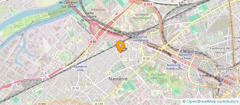 localisation de l'entreprise SCI 3 RUE MARIUS JACOTOT  NANTERRE