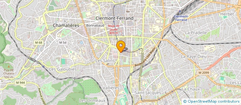 localisation de l'entreprise SCI 3 RUE PAUL VALERY 75016  CLERMONT-FERRAND