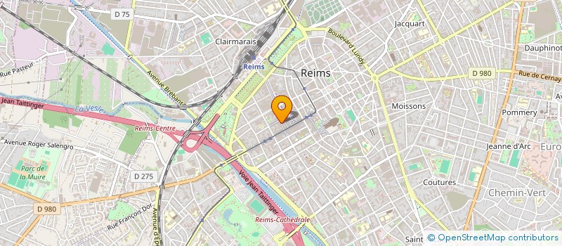 localisation de l'entreprise SCI 3 RUE PIERRE CURIE  REIMS