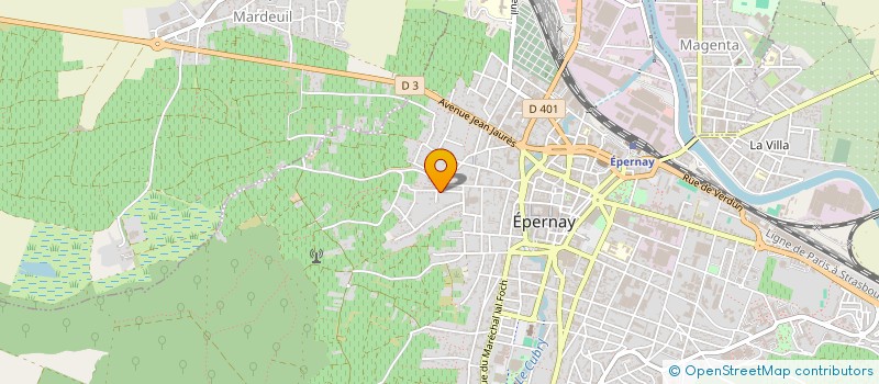 localisation de l'entreprise SCI 3 RUE PORTE LUCAS à EPERNAY
