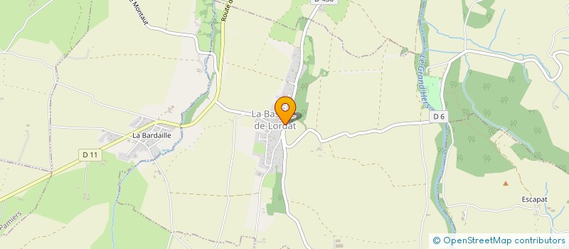 localisation de l'entreprise SCI 3 S à LA BASTIDE-DE-LORDAT