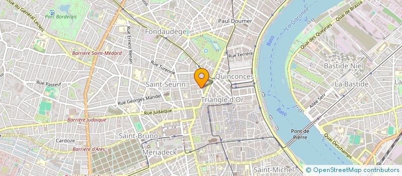 localisation de l'entreprise SCI 3 SISTERS  BORDEAUX