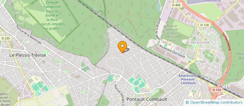 localisation de l'entreprise SCI 3 STP à PONTAULT-COMBAULT