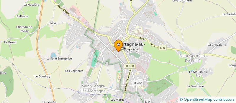 localisation de l'entreprise SCI 3 T.P. à MORTAGNE-AU-PERCHE