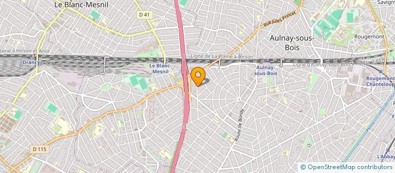 localisation de l'entreprise SCI 3 TER à AULNAY SOUS BOIS