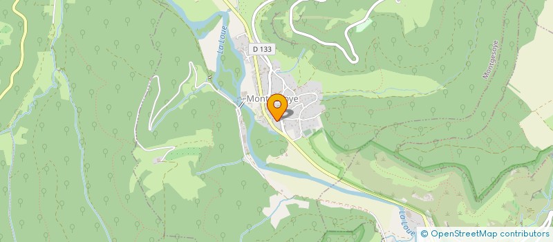 localisation de l'entreprise SCI 3 V  MONTGESOYE