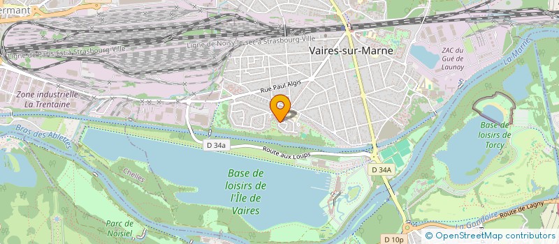 localisation de l'entreprise SCI 3 V  VAIRES-SUR-MARNE