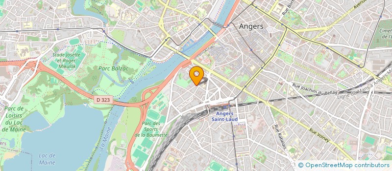localisation de l'entreprise SCI 3 VAUBAN INVESTISSEURS à ANGERS