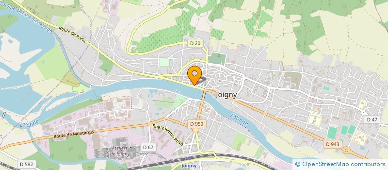 localisation de l'entreprise SCI 3 VICTOR HUGO à JOIGNY