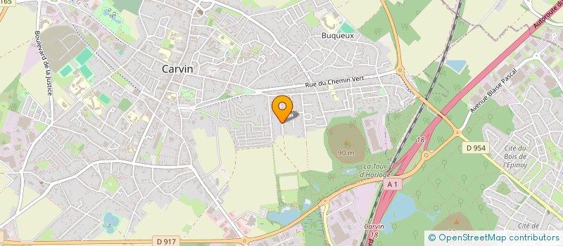 localisation de l'entreprise SCI 3 ZAMPAGLIONE  CARVIN