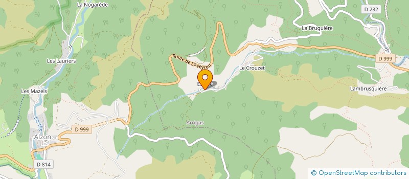 localisation de l'entreprise SCI 30.07  ARRIGAS