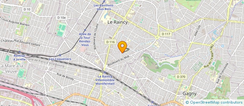 localisation de l'entreprise SCI 30 ALLEE DE LA FONTAINE  LE RAINCY