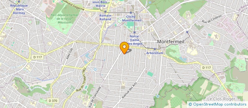 localisation de l'entreprise SCI 30 AV GABRIEL PERI à MONTFERMEIL