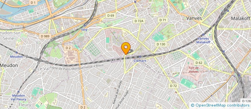 localisation de l'entreprise SCI 30 CHAUSSEE à ISSY-LES-MOULINEAUX