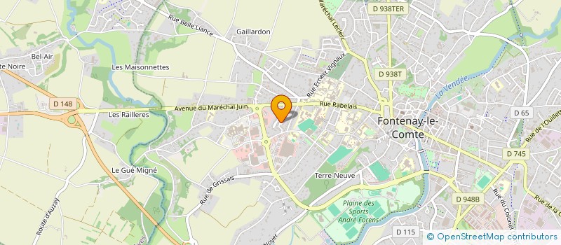 localisation de l'entreprise SCI 30 FREMO  FONTENAY-LE-COMTE