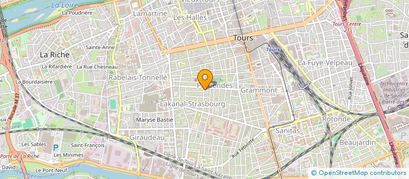 localisation de l'entreprise SCI 30 LAK  TOURS
