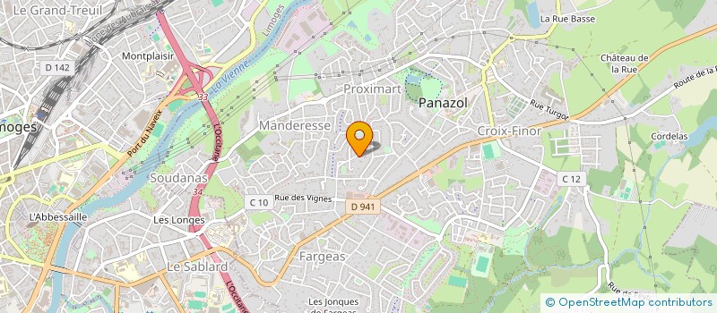 localisation de l'entreprise SCI 30 R DE BROUILLEBAS à PANAZOL