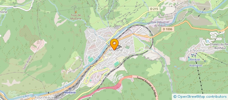 localisation de l'entreprise SCI 30 RUE JULES FERRY  MODANE