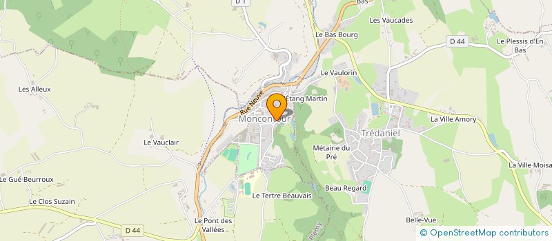 localisation de l'entreprise SCI 30 RUE SAINT MICHEL  MONCONTOUR