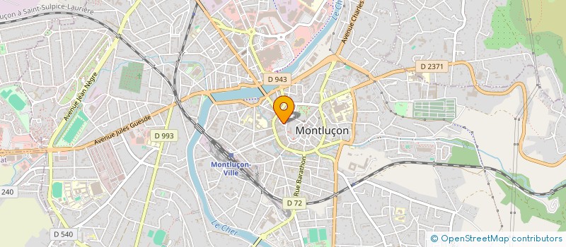 localisation de l'entreprise SCI 30 TER à MONTLUCON