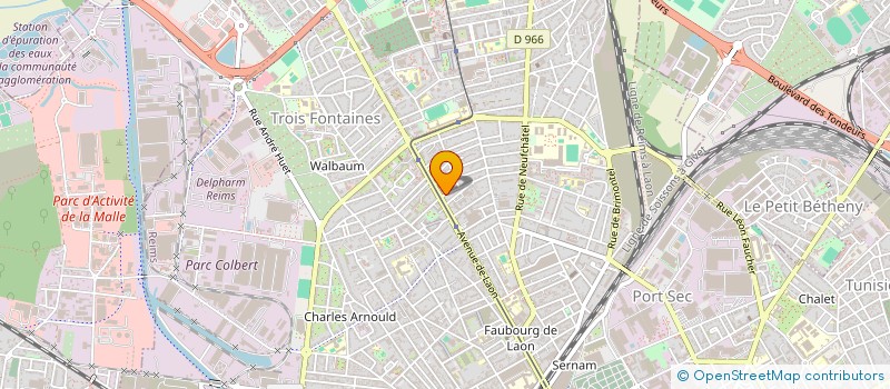 localisation de l'entreprise SCI 30 VIVIENNE  REIMS