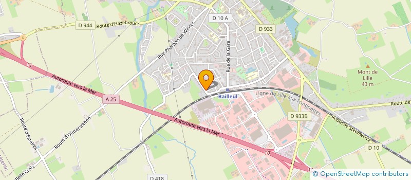 localisation de l'entreprise SCI 301B VAN THIEGHEM à BAILLEUL