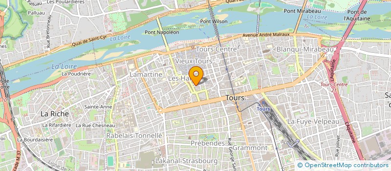 localisation de l'entreprise SCI 303 RUE D'ENTRAIGUES à TOURS