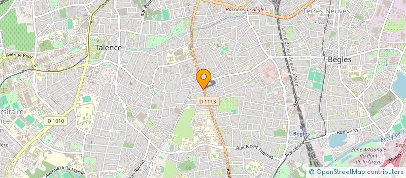 localisation de l'entreprise SCI 307  VILLENAVE-D'ORNON