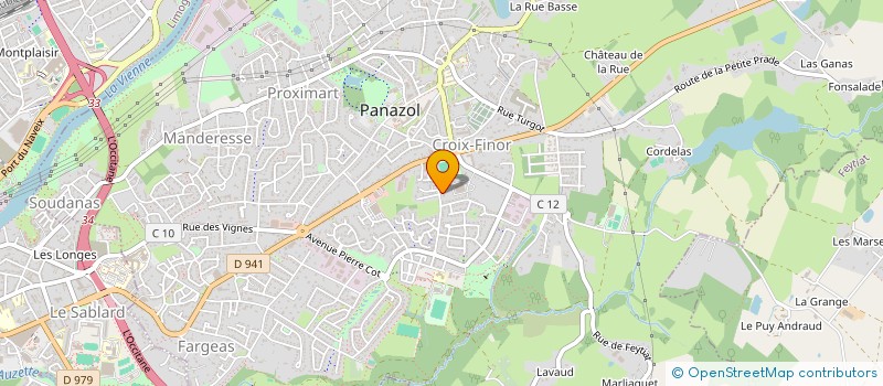 localisation de l'entreprise SCI 309 RIVE DROITE à PANAZOL