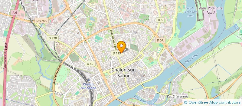 localisation de l'entreprise SCI 30B RIVOTTE à CHALON-SUR-SAONE