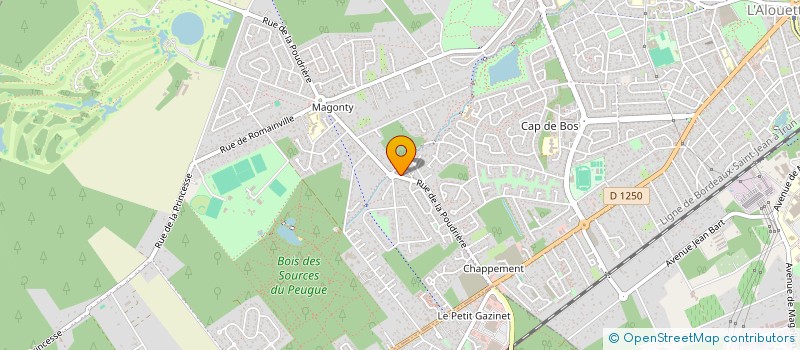 localisation de l'entreprise SCI 31 ALLEE DE PERRIAU  PESSAC