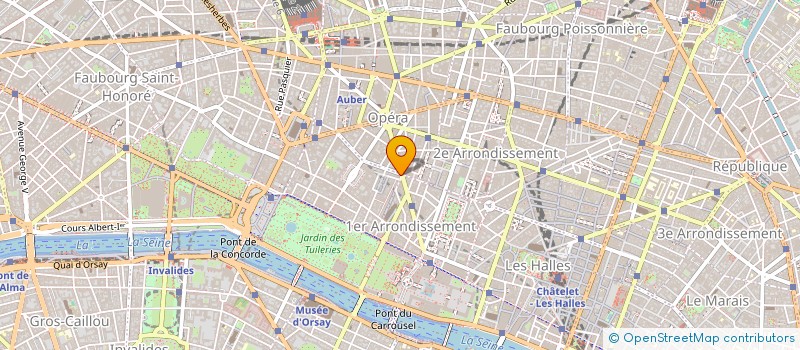 localisation de l'entreprise SCI 31 AV OPERA 4 R GOMBOUST  PARIS