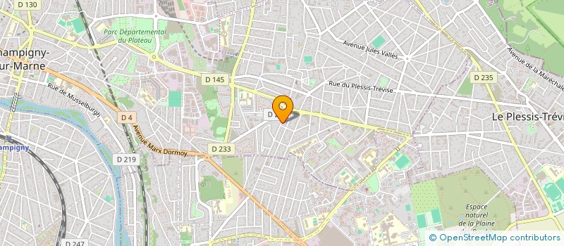 localisation de l'entreprise SCI 31 BIS AVENUE DE PARIS  CHAMPIGNY-SUR-MARNE