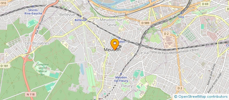 localisation de l'entreprise SCI 31 ET 33 AV CORBEILLER à MEUDON