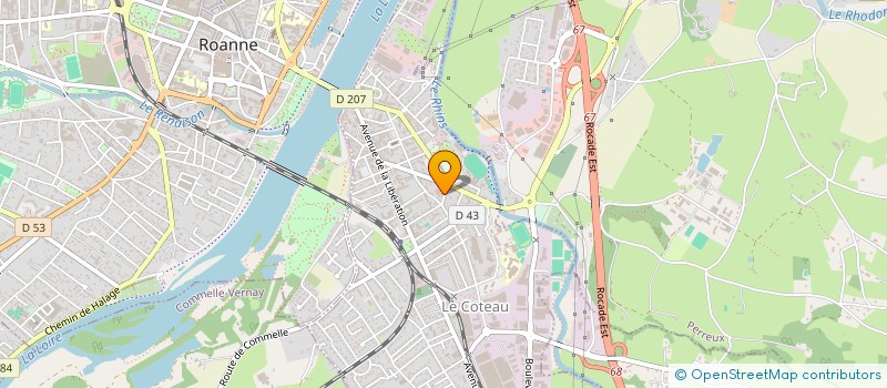 localisation de l'entreprise SCI 31 GELIN  LE COTEAU