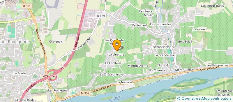 localisation de l'entreprise SCI 31 JEAN ROYER  ROCHECORBON