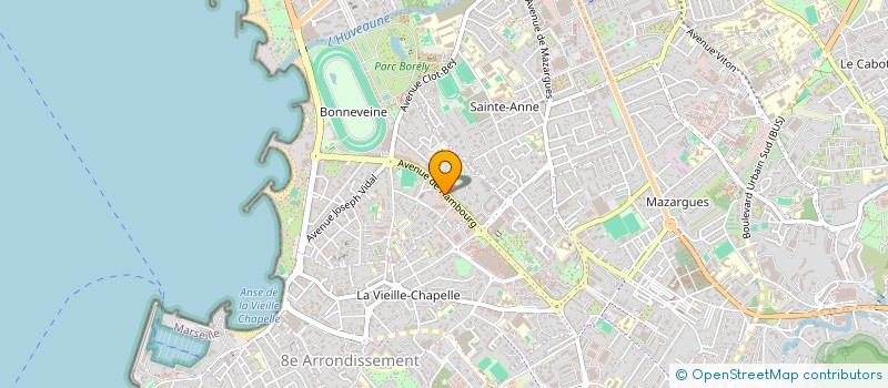 localisation de l'entreprise SCI 31 MARION  MARSEILLE