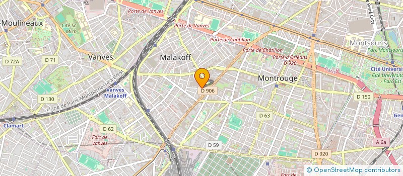 localisation de l'entreprise SCI 31 MEUDON  MALAKOFF