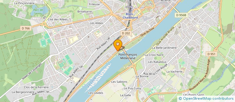 localisation de l'entreprise SCI 31 QUAI ULYSSE BESNARD  BLOIS