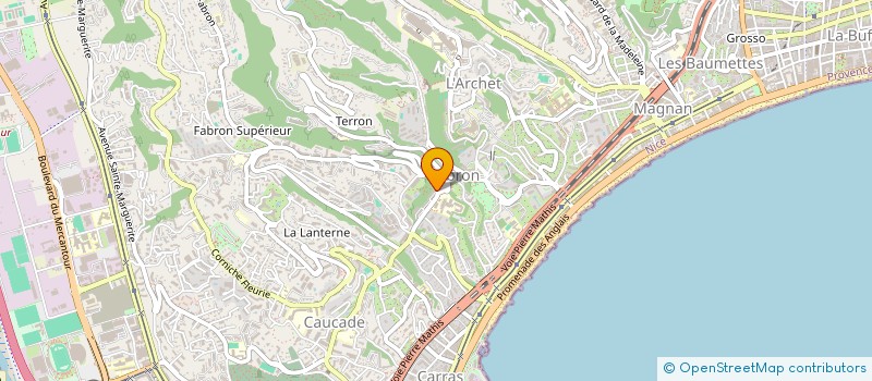 localisation de l'entreprise SCI 31 ROSSINI à NICE