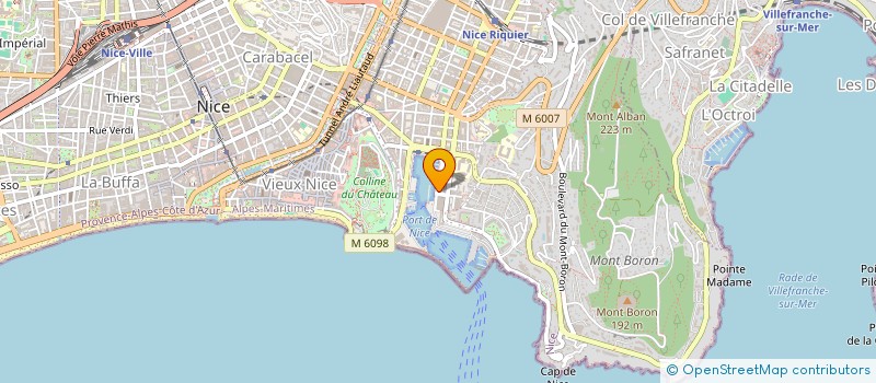 localisation de l'entreprise SCI 31 RUE DELILLE NICE  EZE