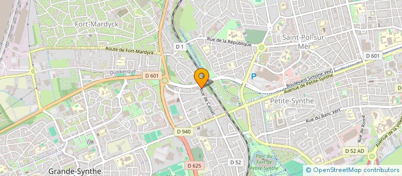 localisation de l'entreprise SCI 31 RUE MISEROLLE à DUNKERQUE