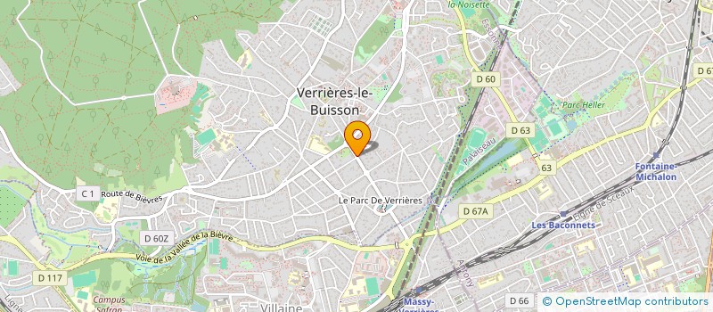localisation de l'entreprise SCI 31 TER LOUISE MICHEL LEVALLOIS-PERRE à VERRIERES-LE-BUISSON