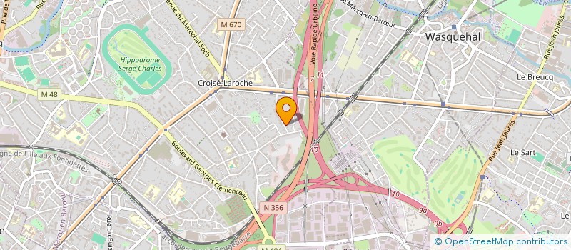 localisation de l'entreprise SCI 3108 à MARCQ-EN-BARŒUL