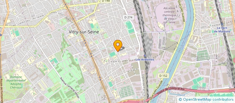 localisation de l'entreprise SCI  VITRY-SUR-SEINE